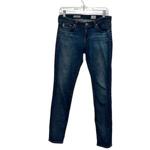 Adriano Goldschmied Dark Wash Denim Stilt Cigarette Leg Jeans Women's Size 2